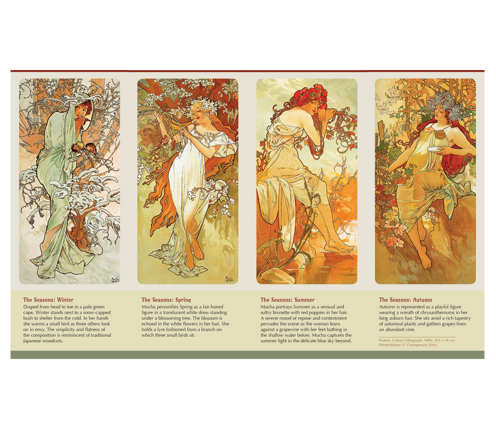 alphonse mucha brochure inside spread